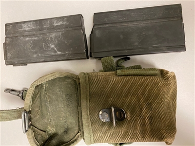 M14 DUAL MAGAZINE POUCH WITH 2 MAGAZINES 20 RD.