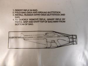 AR15/M16 COVER PROTECTIVE RIFLE US GI ISSUE