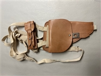 EAST GERMAN STASI MAKAROV PISTOL LEATHER SHOULDER HOLSTER.