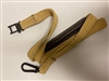 MG42 WWII KHAKI CANVAS SLING WITH LEATHER.