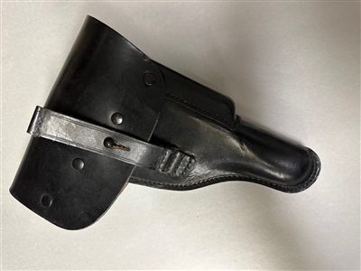 WALTHER P38/P1 POST WAR BLACK LEATHER HOLSTER.