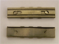 MAUSER 98K RIFLE STRIPPER CLIPS MARKED "DWM". SET OF 2 PIECES