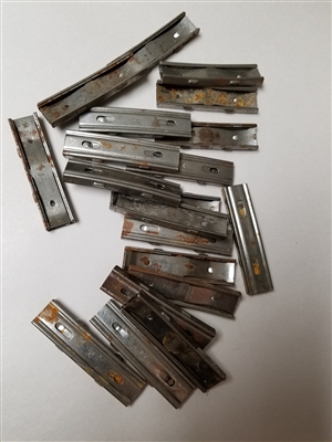 SET OF 20 STRIPPER CLIPS (5 ROUND CAL 6.5) FOR THE SWEDISH MAUSER M96 RUSTY CONDITION.