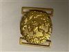 BULGARIAN AMRY BRASS BELT BUCKLE.
