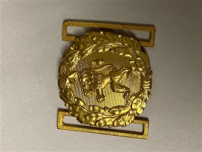 BULGARIAN AMRY BRASS BELT BUCKLE.
