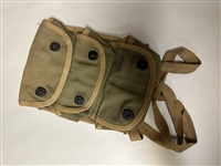 UNKNOWN KHAKI 3 POCKET GRENADE POUCH SIMILAR AS THE US GI ONE.