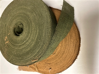 US GI SET OF 2 CAMOUFLAGE ROLLS 1 O.D. GREEN AND 1 BROWN.