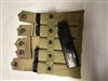 US GI WWII THOMPSON 5-20 RD AUTO ORDNANCE CORP. MAGAZINES SET WITH POUCH.