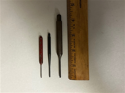 MILITARY ISSUE GUNSMITH PUNCH TOOLS SET OF 3 PIECES.