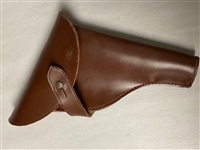 BRITISH LEATHER HOLSTER FOR THE WEBLEY .38 REVOLVER.