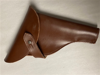 BRITISH LEATHER HOLSTER FOR THE WEBLEY .38 REVOLVER.