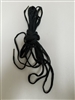 US GI BOOTS COTTON LACES 78" LONG, NARROW WIDTH 3/8". BLACK COLOR.