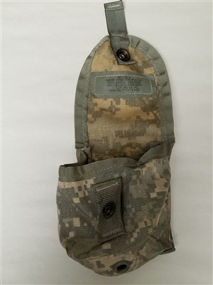 US GI HAND GRENADE POUCHES DIGITAL CAMO. SET OF 2 PIECES