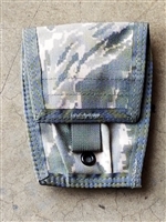 US GI DIGITAL CAMO INDIVIDUAL POUCHES SET OF 2 PIECES.  NEW OLD STOCK