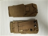 US GI AMMO POUCH FOR 2 M4-30 RD MAGAZINES BROWN COLOR.