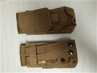 US GI AMMO POUCH FOR 2 M4-30 RD MAGAZINES BROWN COLOR.