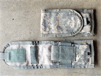 US GI M4/AR15 CAMO DUAL MAG POUCHES SET OF 2 PIECES.