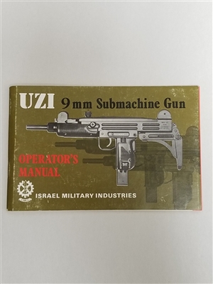 UZI 9 m/m OPERATOR'S MANUAL FROM "IMI".