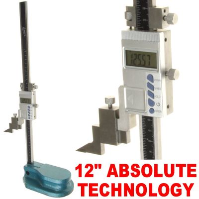 12" / 300mm  Digital Electronic Height Gauge w/Absolute Origin