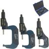 0-3" Digital Electronic Outside Micrometer Set 0-1", 1-2", 2-3" Large LCD