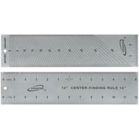 12" Center Finding Rule - Bevel Angle Gauge Carpenter Woodworking