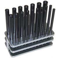 TRANSFER PUNCH SET 28 piece - 3/32'' to 1/2'' punches (by 64ths)