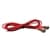3 Foot BNC Patch Cable, Red RG-179 Coax Jumper, BNC Male, 75 Ohm