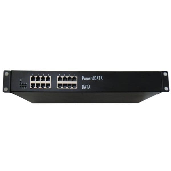 Power Over Ethernet PoE Midspan Injector Category 5 4 Port 802.3