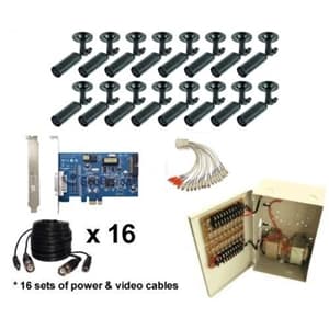 Geovision DVR Card 16 Camera Kit