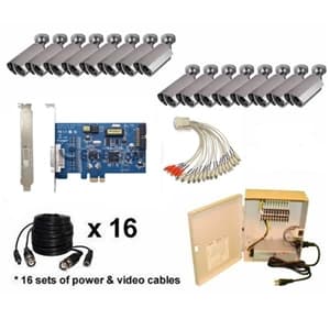 Geovision DVR Card 16 Camera Kit