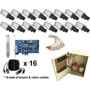 Geovision DVR Card 16 Camera Kit