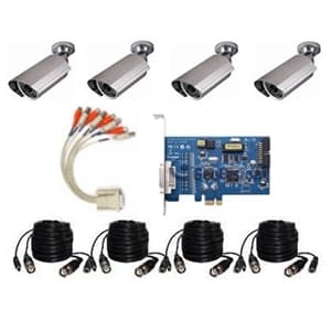 Geovision DVR Card 4 Camera Kit