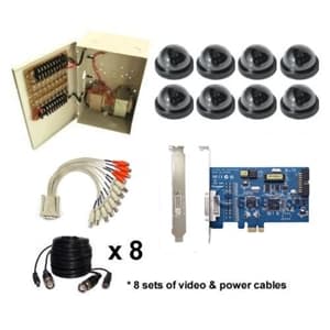 Geovision DVR Card 8 Camera Kit