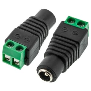 Female DC Power Plug to Screw Terminal Adapter