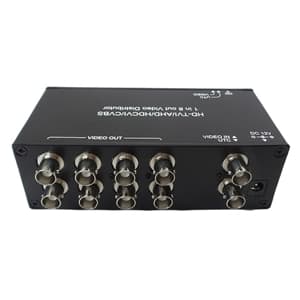 1-to-8 BNC CCTV Video Splitter