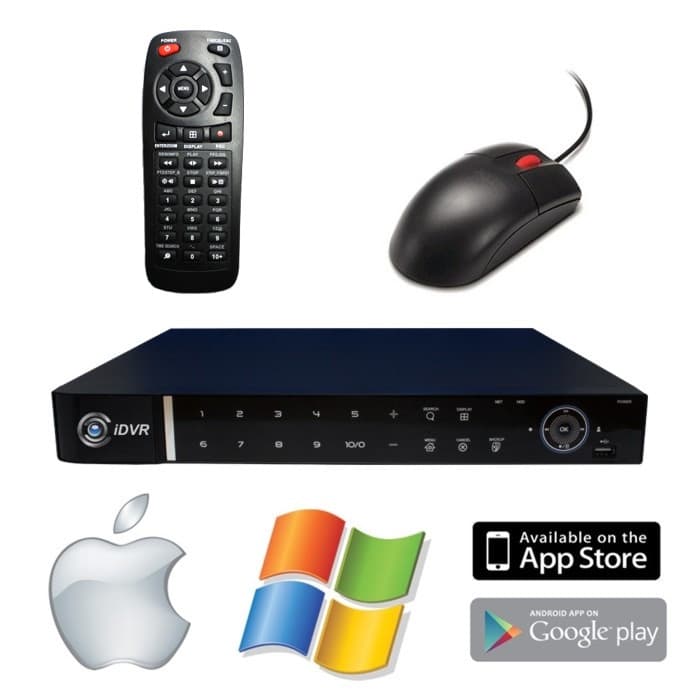 8ch DVR, Stand-Alone AHD CCTV DVR, H.264, iPhone, Android, Mac Viewer