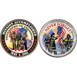Mission Accomplished Coin - Defenders of Freedom Coin