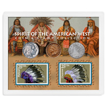 Spirit of the American West Coin & Stamp Collection