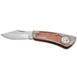 Jefferson Wartime Silver Nickel Pocket Knife