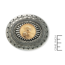 Sacagawea Golden Dollar Belt Buckle