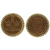 Swedish Coin ORE Crown Cufflinks