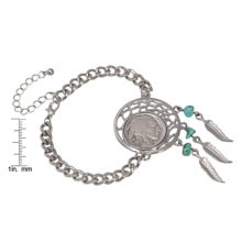 Buffalo Nickel Dream Catcher Bracelet