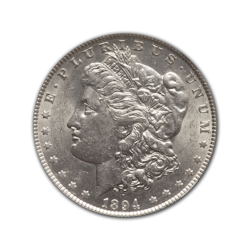 1894O Morgan Silver Dollar in Fine Condition (F15) Graded by AACGS