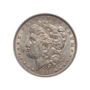 1899P Morgan Silver Dollar in Uncirculated Condition (MS62) Graded by AACGS