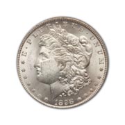 1898P Morgan Silver Dollar in Extra Fine Condition (XF40) Graded by AACGS