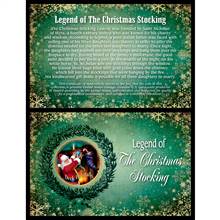 The Legend of the Christmas Stocking JFK Half Dollar Colorized Coin