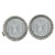 Israel Menorah Coin Cuff Links