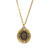 Gold Tone Widow's Mite Pendant With Verse