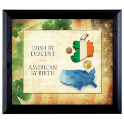 Irish By Descent Wall Frame