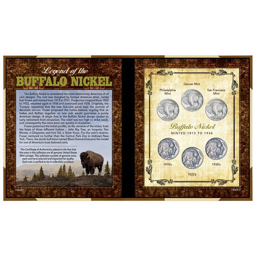 American Coin Treasures First Last Buffalo Nickels 1913-1938